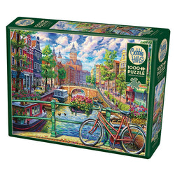 Amsterdam Canal 1000 Piece Jigsaw Puzzle Cobble Hill (ONLINE ORDER ONLY)