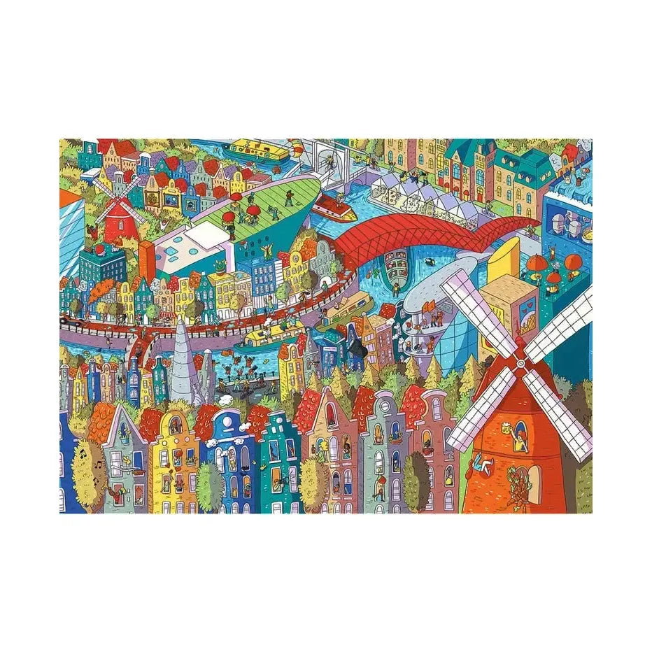 Amsterdam "Sneaky Peekers" 1000 Piece Jigsaw Puzzle Trefl