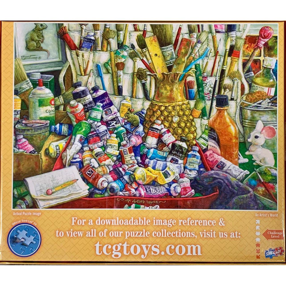 An Artist's World Art Gallery 300 Piece Jigsaw Puzzle Sure Lox (ONLINE ORDER ONLY)