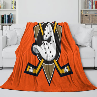 Anaheim Ducks Blanket Flannel Throw Kids Room Decoration (Online Order Only)