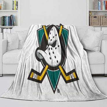 Anaheim Ducks Blanket Flannel Throw Kids Room Decoration (Online Order Only)