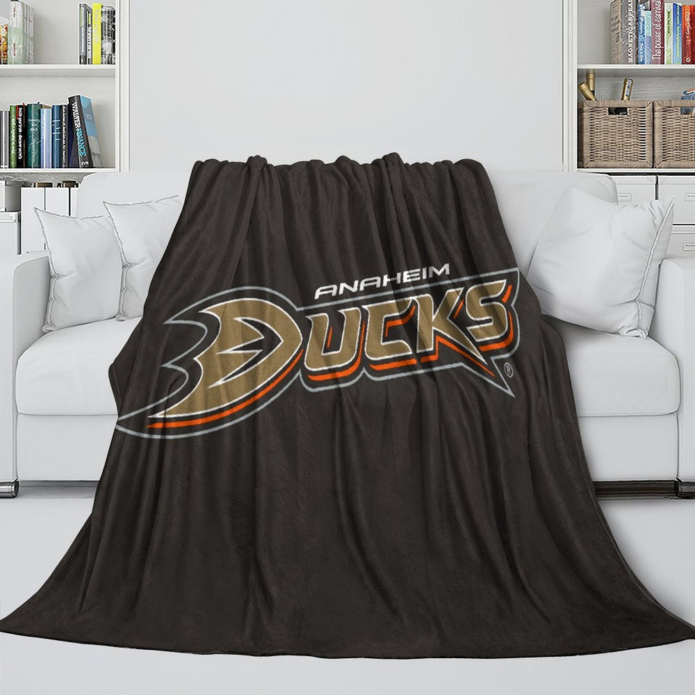 Anaheim Ducks Blanket Flannel Throw Kids Room Decoration (Online Order Only)