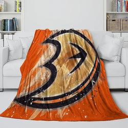 Anaheim Ducks Blanket Flannel Throw Kids Room Decoration (Online Order Only)