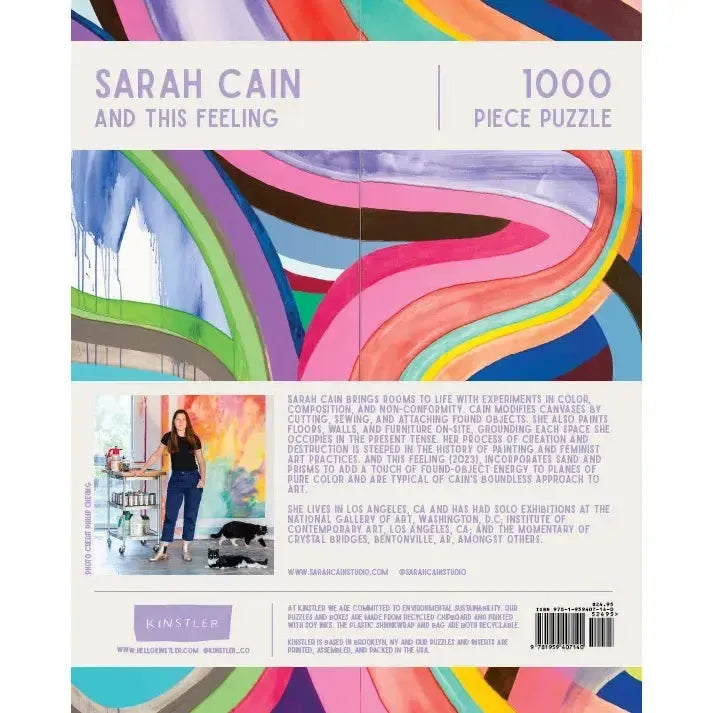 And This Feeling by Sarah Cain 1000 Piece Jigsaw Puzzle Kinstler