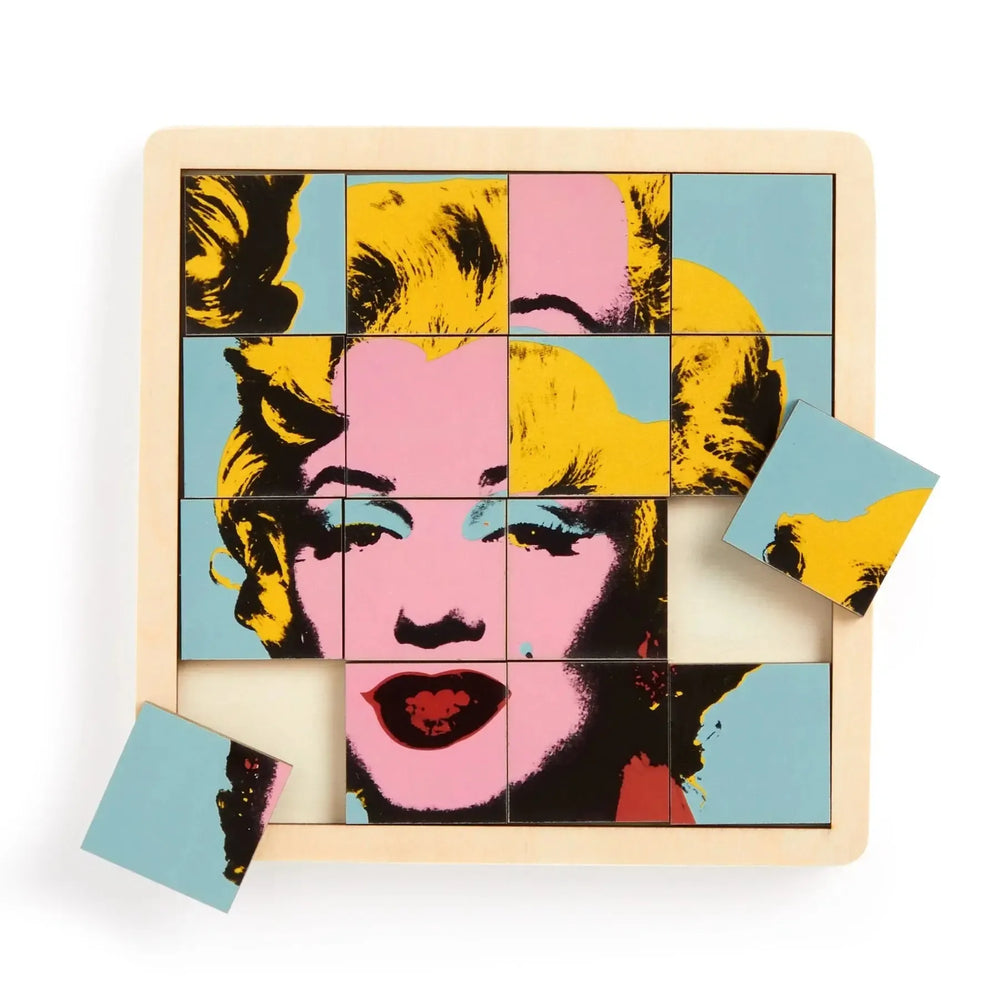 Andy Warhol Marilyn 2-in-1 Sliding Wood Puzzle Galison (ONLINE ORDER ONLY)