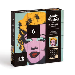 Andy Warhol Marilyn 2-in-1 Sliding Wood Puzzle Galison (ONLINE ORDER ONLY)