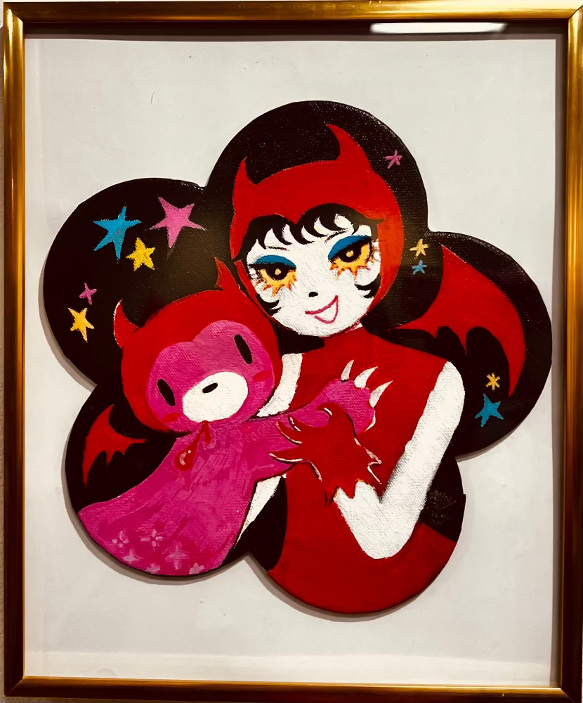 AndytheStreet - Me n Da Bestie - Original Artwork - Gloomy Bear Exhibition (ONLINE ORDER ONLY)