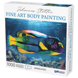 Angelfish Body Painting 1000 Piece Jigsaw Puzzle Funwares (ONLINE ORDER ONLY)