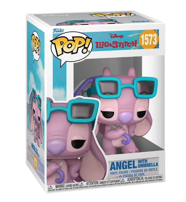 Lilo & Stitch Angel with Umbrella Funko Pop! Vinyl Figure #1573 - Specialty with Funko Protector (Online Order Only)