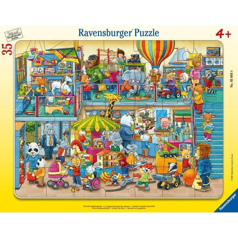 Animal Toy Store 35 Piece Tray Jigsaw Puzzle Ravensburger (ONLINE ORDER ONLY)