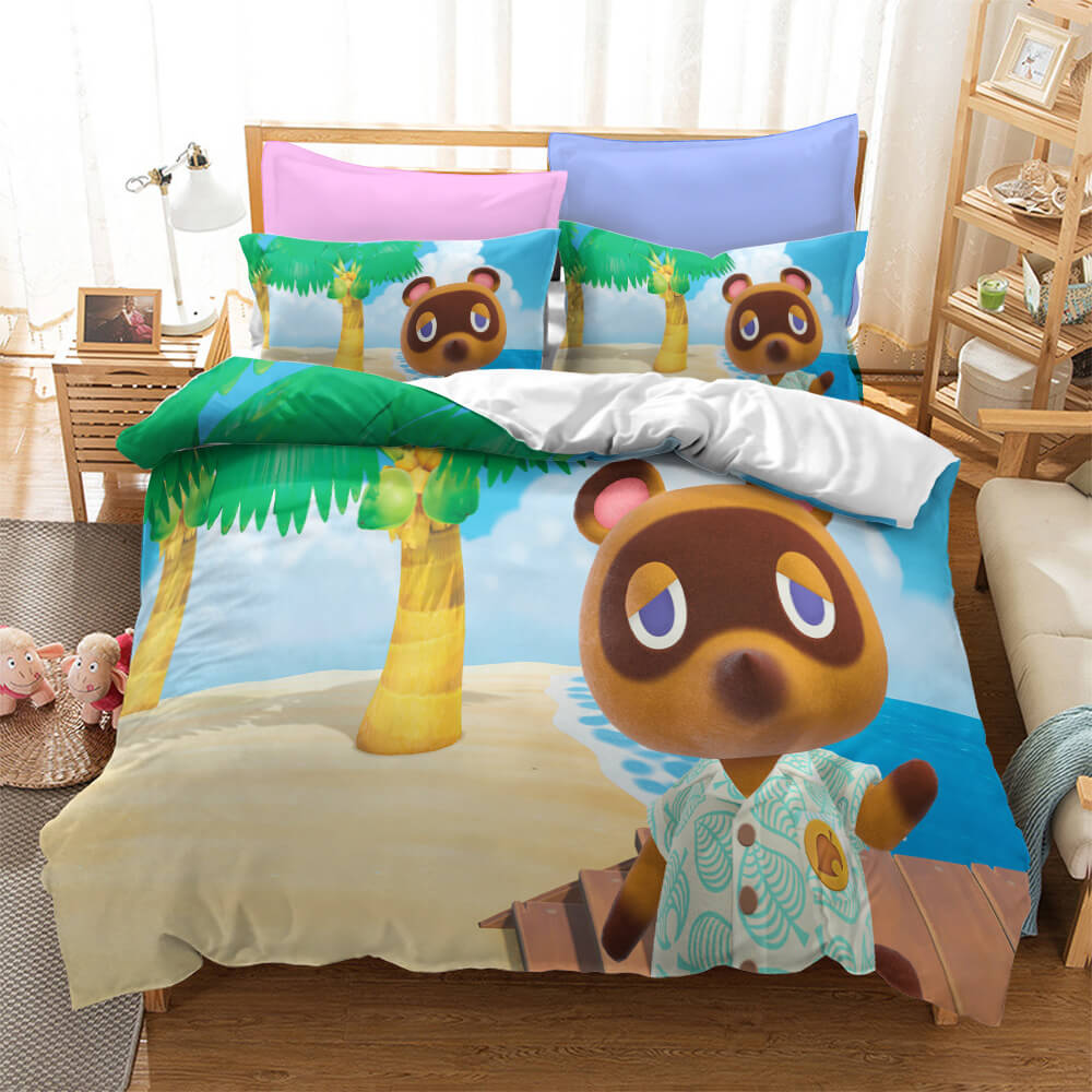 Animal Crossing Pattern Bedding Set Quilt Cover Without Filler (Online Order Only)