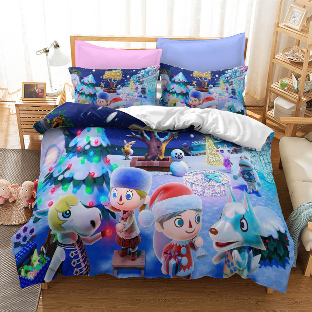Animal Crossing Pattern Bedding Set Quilt Cover Without Filler (Online Order Only)