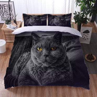 Animal Cute Cat Bedding Set Duvet Cover (Online Order Only)