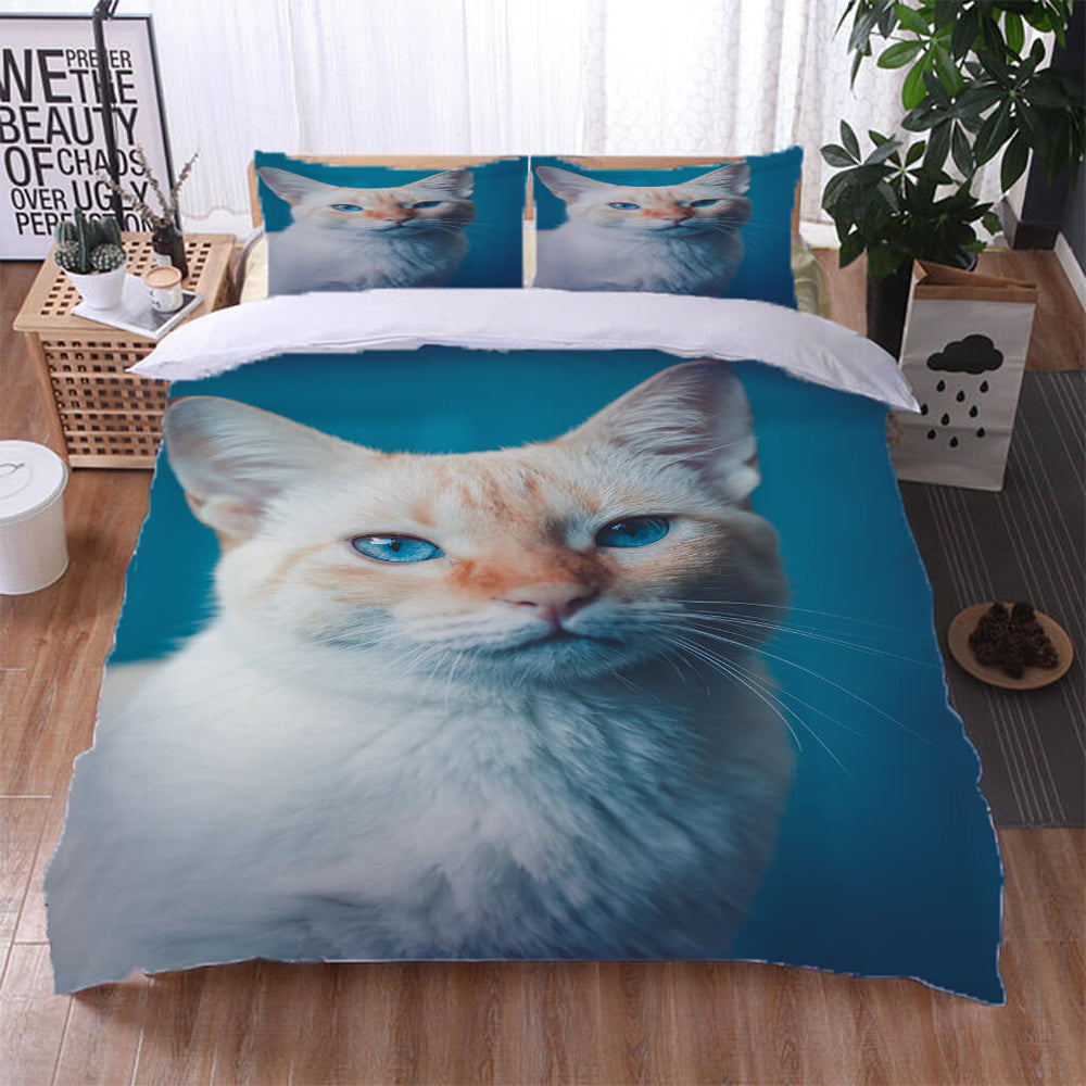 Animal Cute Cat Bedding Set Duvet Cover (Online Order Only)