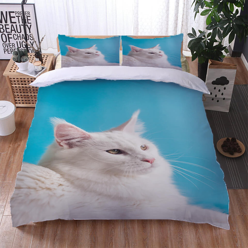 Animal Cute Cat Bedding Set Duvet Cover (Online Order Only)