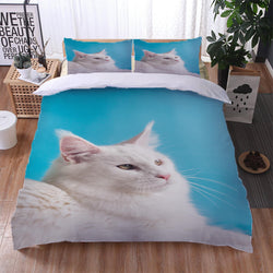 Animal Cute Cat Bedding Set Duvet Cover (Online Order Only)