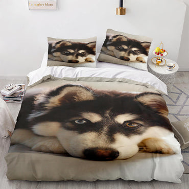 Animal Dog Bedding Set Duvet Cover (Online Order Only)