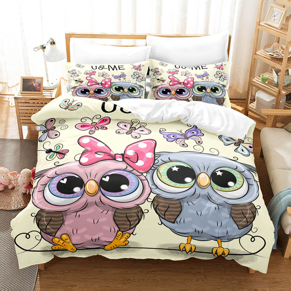 Animal World Owl Bedding Sets Quilt Cover Without Filler (Online Order Only)