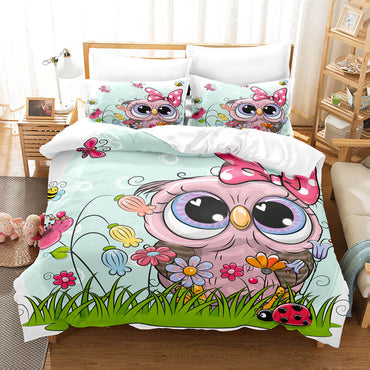 Animal World Owl Bedding Sets Quilt Cover Without Filler (Online Order Only)