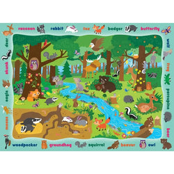 Animals in the Forest Hide & Seek 48 Piece Jigsaw Puzzle MasterPieces