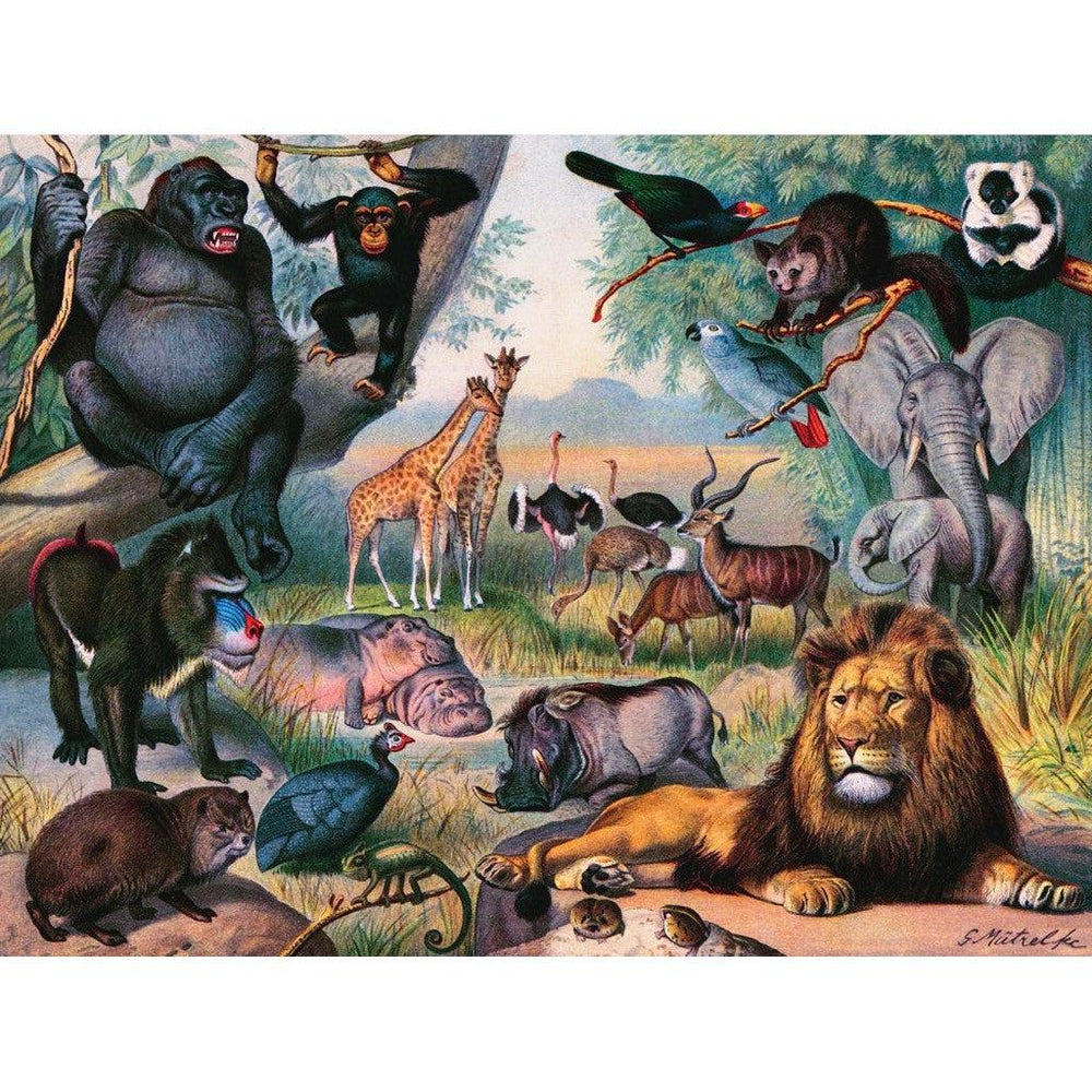 Animals of Africa 1000 Piece Jigsaw Puzzle NYPC (ONLINE ORDER ONLY)