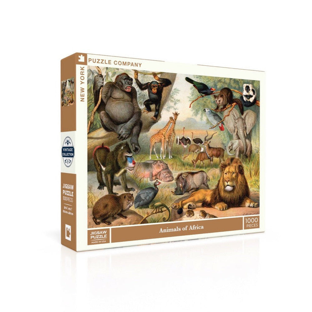 Animals of Africa 1000 Piece Jigsaw Puzzle NYPC (ONLINE ORDER ONLY)