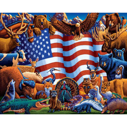Animals of America 500 Piece Jigsaw Puzzle Dowdle (ONLINE ORDER ONLY)