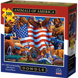 Animals of America 500 Piece Jigsaw Puzzle Dowdle (ONLINE ORDER ONLY)