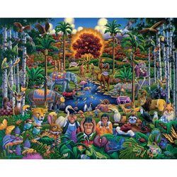 Animals of Eden 500 Piece Jigsaw Puzzle Dowdle (ONLINE ORDER ONLY)