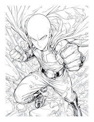 Anime Action Stars Coloring Book Vol 2 | 60 NEW Pages | Teens & Adults (ONLINE ORDER ONLY)