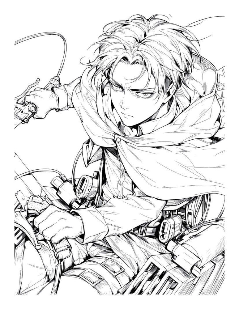 Anime Action Stars Coloring Book Vol 2 | 60 NEW Pages | Teens & Adults (ONLINE ORDER ONLY)