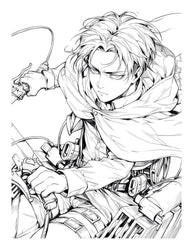 Anime Action Stars Coloring Book Vol 2 | 60 NEW Pages | Teens & Adults (ONLINE ORDER ONLY)