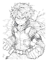 Anime Action Stars Coloring Book Vol 2 | 60 NEW Pages | Teens & Adults (ONLINE ORDER ONLY)