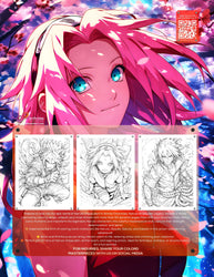 Anime Chronicles: Naruto Shippuden Legacy! A Ninja Adventure Coloring Book PDF (ONLINE ORDER ONLY)