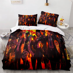 Anime Cute Girls Cosplay Bedding Sets Quilt Cover Without Filler (Online Order Only)