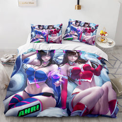 Anime Cute Girls Cosplay Bedding Sets Quilt Cover Without Filler (Online Order Only)