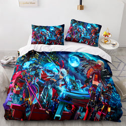 Anime Cute Girls Cosplay Bedding Sets Quilt Cover Without Filler (Online Order Only)