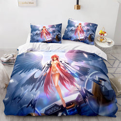 Anime Cute Girls Cosplay Bedding Sets Quilt Cover Without Filler (Online Order Only)
