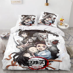 Anime Demon Slayer Cosplay Bedding Set Quilt Cover Without Filler (Online Order Only)