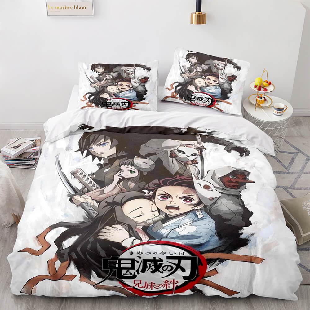 Demon Slayer Bedding Set Duvet Cover Bed Sets (Online Order Only)