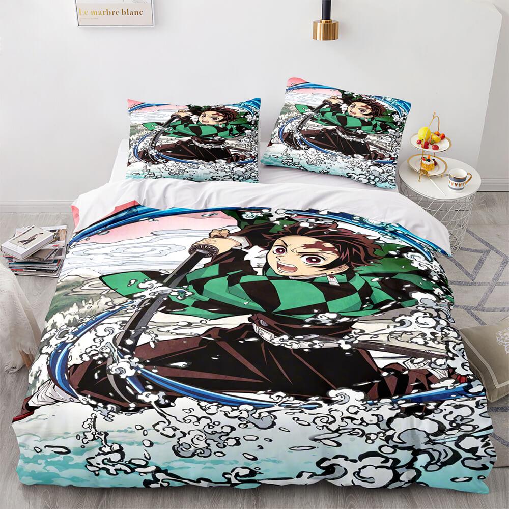 Demon Slayer Bedding Set Duvet Cover Bed Sets (Online Order Only)