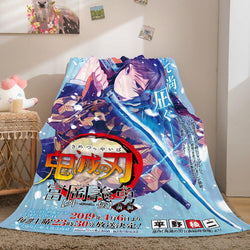 Demon Slayer Flannel Fleece Throw Blanket (Online Order Only)