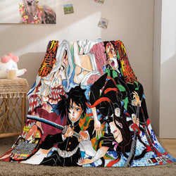 Anime Demon Slayer Flannel Fleece Throw Blanket (Online Order Only)