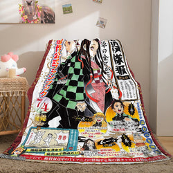 Anime Demon Slayer Flannel Fleece Throw Blanket (Online Order Only)