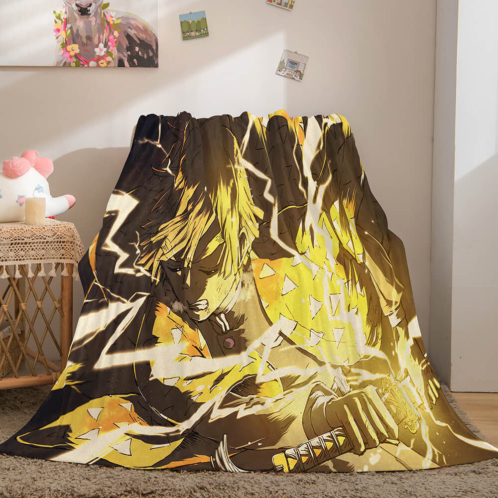 Anime Demon Slayer Flannel Fleece Throw Blanket (Online Order Only)