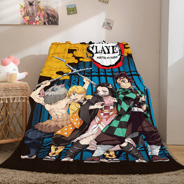 Anime Demon Slayer Flannel Fleece Throw Blanket (Online Order Only)