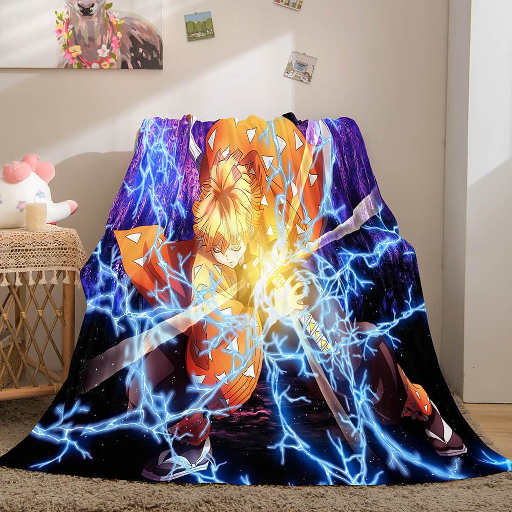 Demon Slayer Flannel Fleece Throw Blanket (Online Order Only)