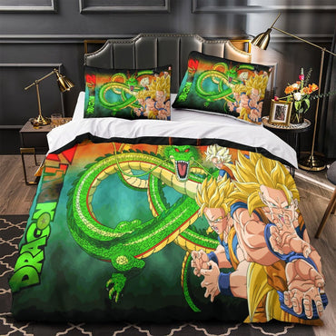 Anime Dragon Ball Kids Bedding Set Pattern Duvet Cover Without Filler (Online Order Only)