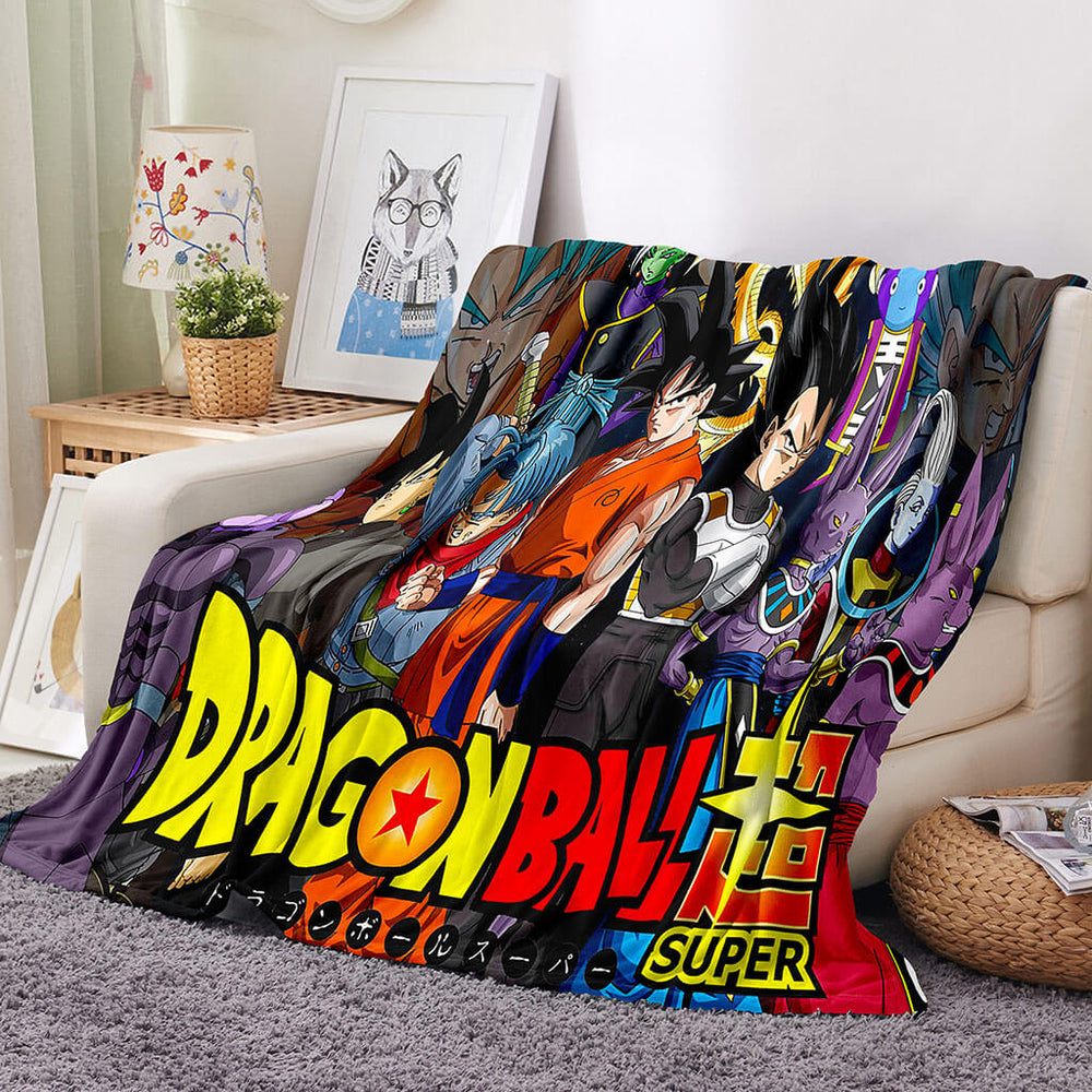 Anime Dragon Ball Super Blanket Flannel Throw Room Decoration (Online Order Only)