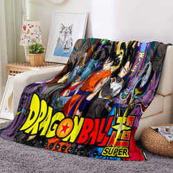 Anime Dragon Ball Super Blanket Flannel Throw Room Decoration (Online Order Only)